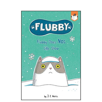 【预售】【大懒猫费洛比】费洛比不喜欢雪 【Flubby】Flubby Does Not Like Snow 英文儿童桥梁故事书 英语阅读拓展进口童书