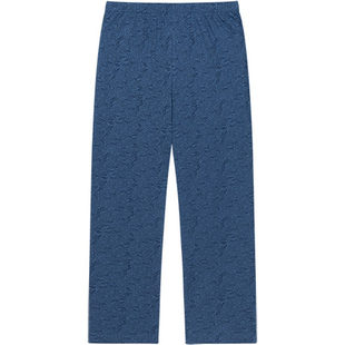 铜牛汗布男长裤 春夏男士家居裤纯棉印花舒适睡裤NK012