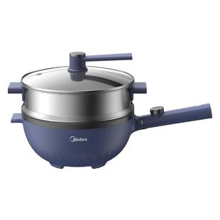 美的电炒锅家用多功能电炒菜炒锅一体式电煮锅电热锅料理机电火锅