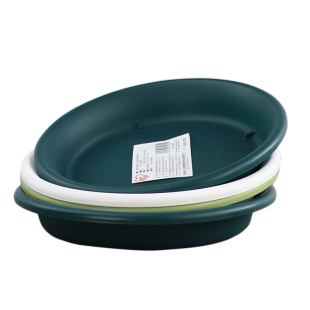 爱丽思陶氏加厚花盆托盘加仑盆底座树脂塑料阳台圆形接水盘爱丽丝