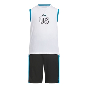 adidas阿迪达斯大童2025新款JB TANK SET运动休闲无袖套服JM3448