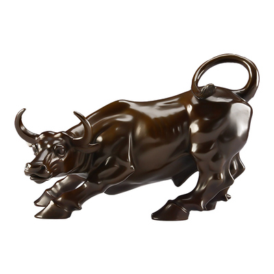 黄铜客厅办公室开业华尔街牛礼品