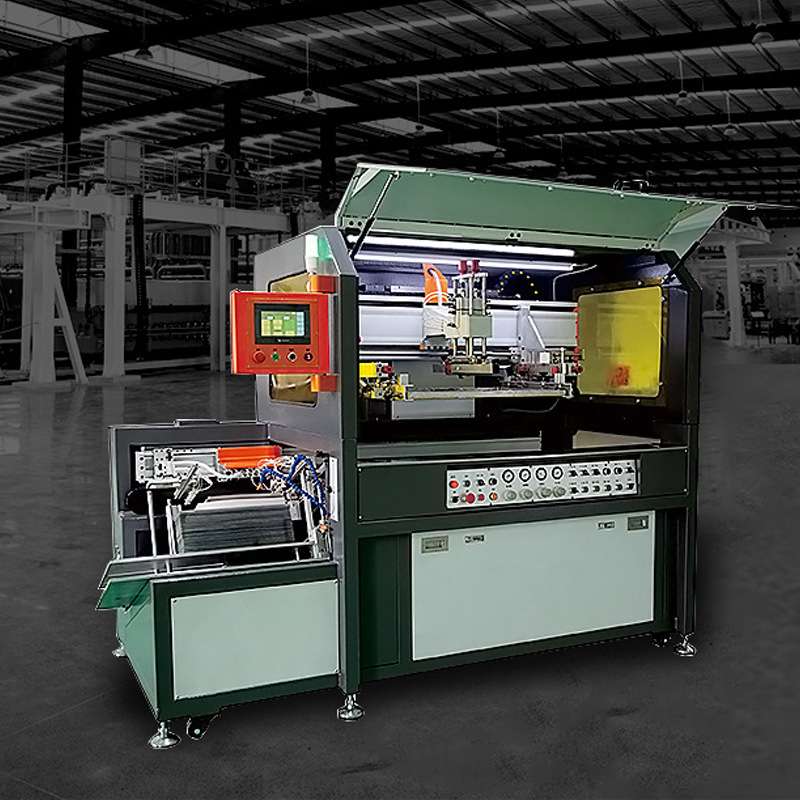 涛兴全自动PET薄膜丝印机PVC烫画膜片材网印机自动收料丝网印刷机