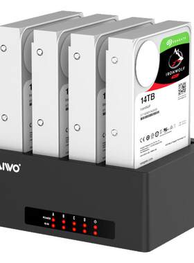 麦沃K3084四盘位高速USB3.0硬盘底座脱机拷贝系统全盘克隆复制