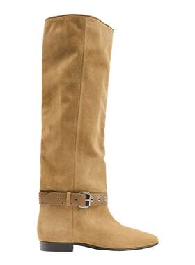 【26早秋新品】ISABEL MARANT RILTON绒面革软筒高帮平底靴