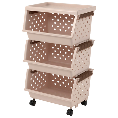 厨房蔬菜置物架放多层水果蔬筐