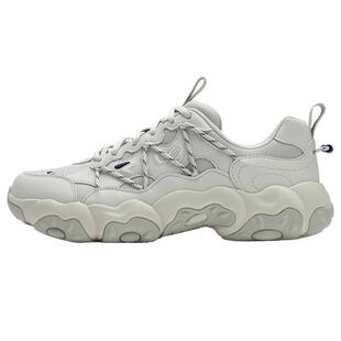 FILA 斐乐官方男鞋FLUID 6复古运动鞋2025冬季新款猫爪6代休闲鞋