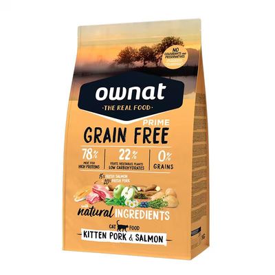 OWNAT官方旗舰店正品西班牙原装进口无谷全价成年幼年猫通用猫粮