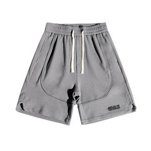 ALLIN 青少年短裤男夏季薄款外穿五分裤潮牌潮流宽松休闲运动裤子