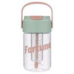 夏天高颜值大容量水杯吸管杯学生少女茶水分离便携花茶杯子