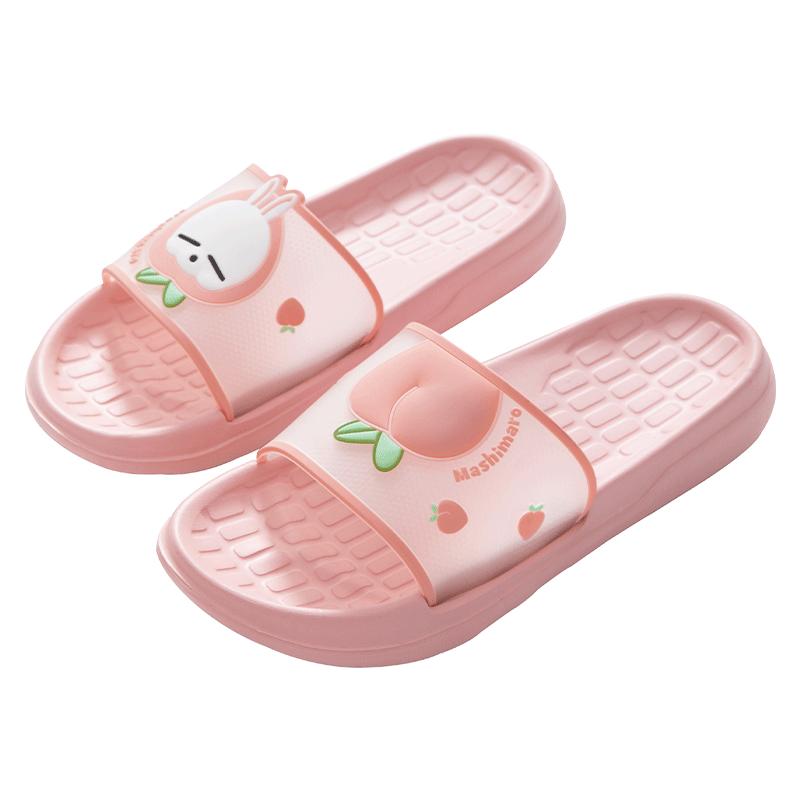 買一送一2024新款涼拖鞋女家用情侶室內(nèi)防滑浴室洗澡踩屎感拖鞋男