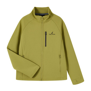 【软壳】NAUTICA/诺帝卡童装 男童女童抓绒外套秋冬季加绒保暖