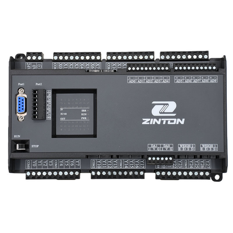 国产PLC工控板FX3U控制器 巡盾ZT3U带8轴模拟量温度称重以太网口