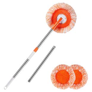 德国太阳花伸缩杆拖把加长扫房顶扫灰神器卫生间除擦墙天花板家用