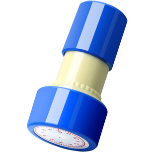 杰利小学生钟表印章小学教具大号一年级儿童二年级教学时钟模型印章数学学习时间盖章24小时时间印章来图定制