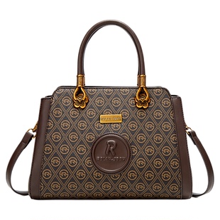 女士大容量真皮手提包托特包包女2025新款时尚高级感斜挎戴妃女包