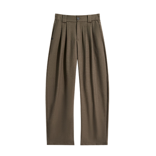 it：fivecm垂坠感显瘦高腰宽松百搭直筒西装裤男高级感休闲长裤子