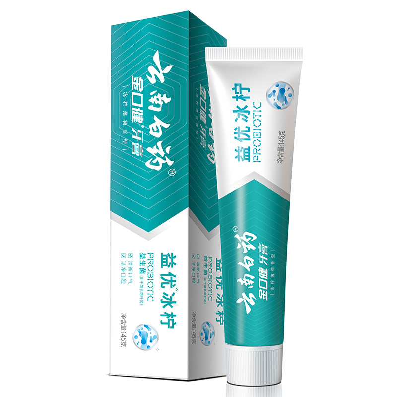 云南白药冰柠薄荷去口臭牙膏