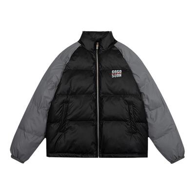 GOGOSOON棉衣冬季立领外套撞色