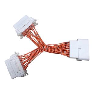 忠诚卫士汽车OBD2一分二转接口一拖二延长线转换插头扩展线改装