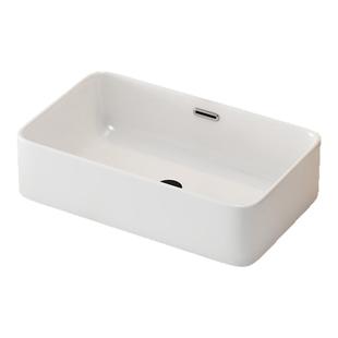 圆形台上盆洗手盆卫生间陶瓷洗脸盆阳台艺术小台盆方形单面盆家用