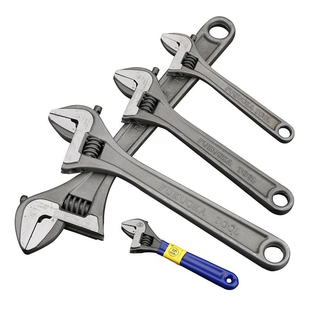 日本活动扳手 进口重型开口活口扳子手活络扳手6/8/10/12/15/18寸