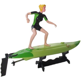 冲浪板冲浪人RC模型遥控冲浪板带小人带舵机930g包装尺寸48*30*12