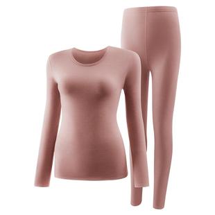 保暖内衣女士加厚加绒德秋衣秋裤套装内搭发热打底防寒秋冬季新款