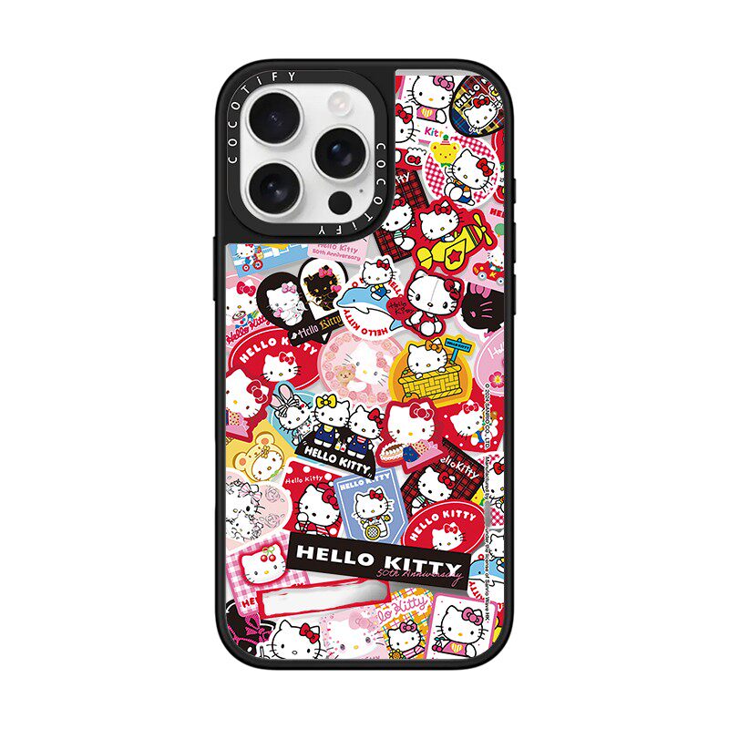 C家联名HelloKitty凯蒂猫50周年纪念KT猫苹果17pro适用iPhone18promax手机壳创意潮牌16pl