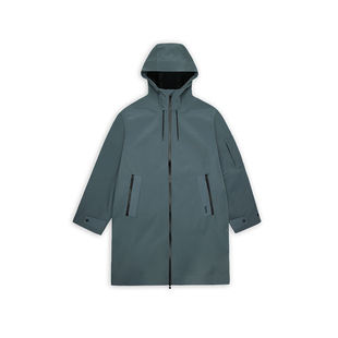 Rains 防水面料长款抓绒风衣夹克外套百搭通勤男女Vision/12510