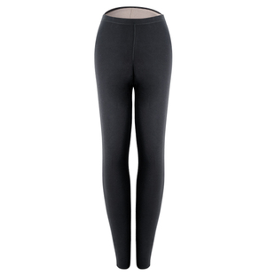 女士保暖裤内穿加厚中老年内衣里层棉质高腰棉裤加绒加长秋裤女冬