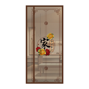 夏季侧开防蚊门帘全磁条金刚网纱帘家用磁性自吸免打孔2025新款