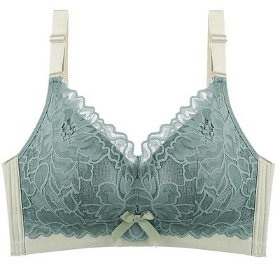 女无钢圈薄款文胸收副乳内衣