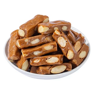 农科院海盐巴旦木太妃糖杏仁花生坚果糖果年货零食官方旗舰店手工