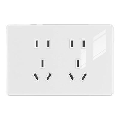 国际电工118型钢化玻璃开关插座