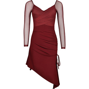 贝蒂2025新款拉丁舞服套装日常练功服高级感拉丁舞服装连衣裙BD42