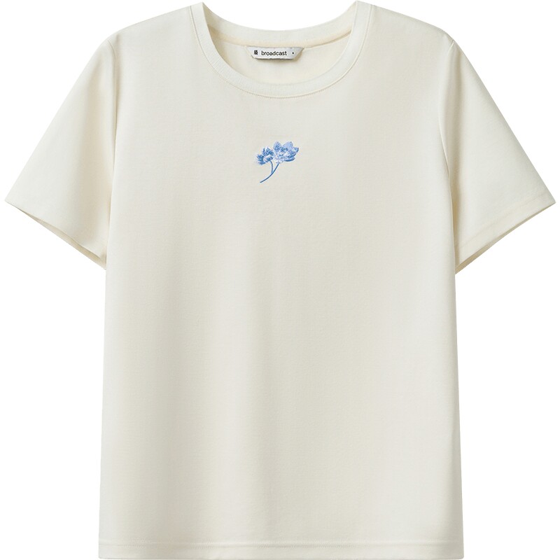 播商场同款美式洋气短袖T恤女春夏独特休闲上衣BDS1YD1561