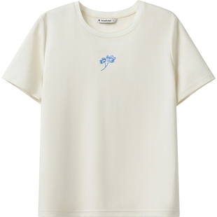 播商场同款美式洋气短袖T恤女春夏独特休闲上衣BDS1YD1561