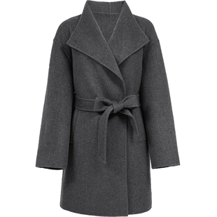 【赫本】Vero Moda毛呢大衣女2025秋冬新款含绵羊毛山羊绒双面呢