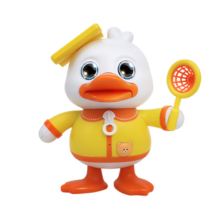 洛克星球正版跺脚鸭玩具儿童益智早教学习机亲子互动男女生日礼物