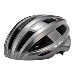 洛克兄弟自行车头盔带尾灯发光山地公路车头盔男女安全帽骑行装备