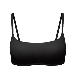 「小方领」莫妮MONI抹胸薄款大胸显小简约轻薄无钢圈轻运动内衣