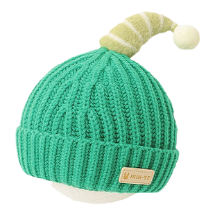 儿童帽子春夏季婴儿可爱套头帽男宝女宝超萌毛线帽宝宝保暖针织帽