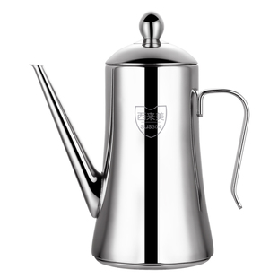 西来美加厚304不锈钢油壶大号油瓶油罐家用厨房用品欧式防漏油壸