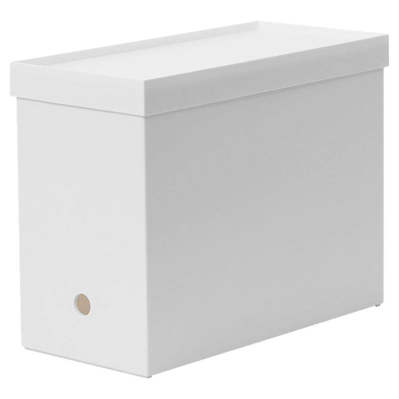 书本收纳箱家用可移动书架带盖书本收纳盒整理箱玩具多功能储物箱