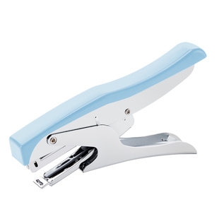 手握式订书机外卖专用省力型订书机学生本子资料装订器桌面推荐文具好物大号加厚金属订书器办公用实惠装订机