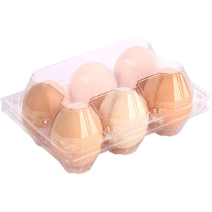 4枚6枚10枚鹅蛋包装盒透明一次性塑料蛋托盒子百香果特大无花果盒