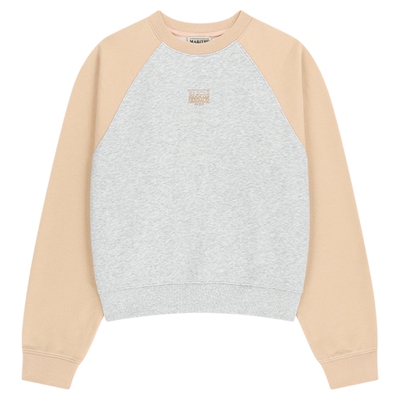 MARITHE女士经典LOGO插肩短卫衣