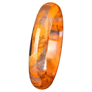 吴老头水晶 天然收藏级高冰异像小树水晶手镯 正品女款礼物饰品