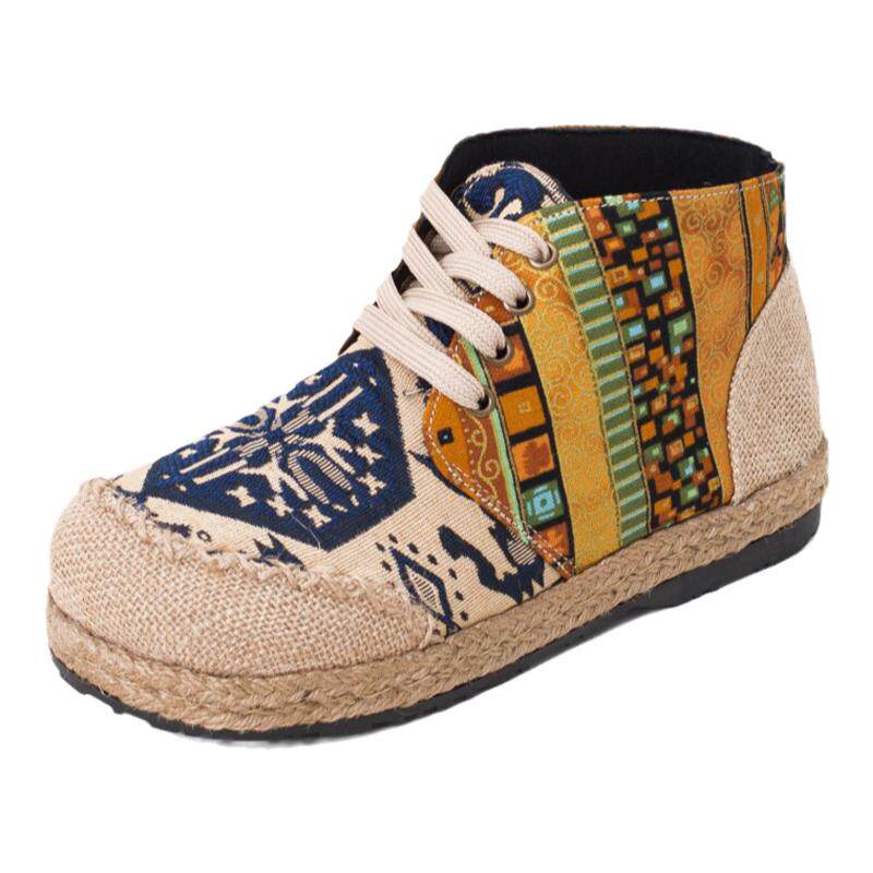 新款老北京布鞋泰国复古民族风绣花鞋时尚百搭学生情侣平底休闲鞋